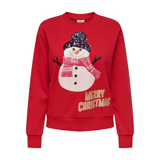 JDY Sweter &quot;Paris&quot; w kolorze czerwonym ze sklepu Limango Polska w kategorii Bluzy damskie - zdjęcie 178595889