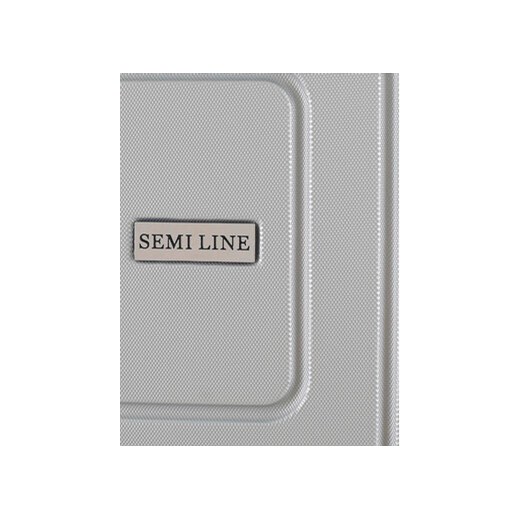 Semi Line Walizka duża T5762-4 Srebrny Semi Line one size MODIVO