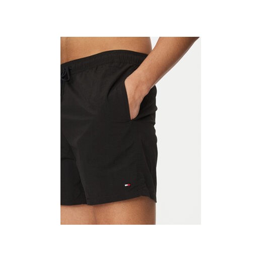 Tommy Hilfiger Szorty kąpielowe UM0UM03477 Czarny Regular Fit Tommy Hilfiger S MODIVO