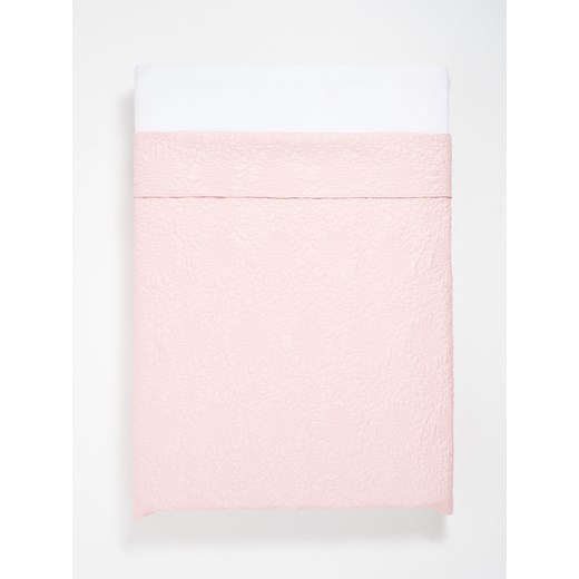 Sinsay - Narzuta na łóżko w kwiaty - różowy Sinsay One Size Sinsay