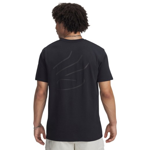 Męska koszulka do koszykówki Under Armour Curry HW Trend Tee - czarna ze sklepu Sportstylestory.com w kategorii T-shirty męskie - zdjęcie 178599037