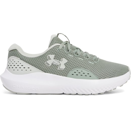 Damskie buty do biegania Under Armour UA W Charged Surge 4 - zielone ze sklepu Sportstylestory.com w kategorii Buty sportowe damskie - zdjęcie 178599088