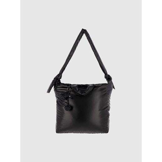 Damska torba na ramię 4F 4FRSS25ASBGU086 - czarna ze sklepu Sportstylestory.com w kategorii Torby Shopper bag - zdjęcie 178599169
