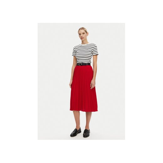 Bluzka damska Tommy Hilfiger z krótkim rękawem z okrągłym dekoltem wiosenna
