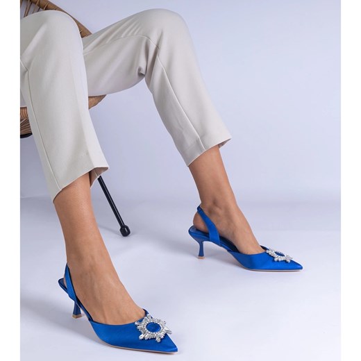 Czółenka eleganckie na szpilce na wiosnę bez zapięcia 