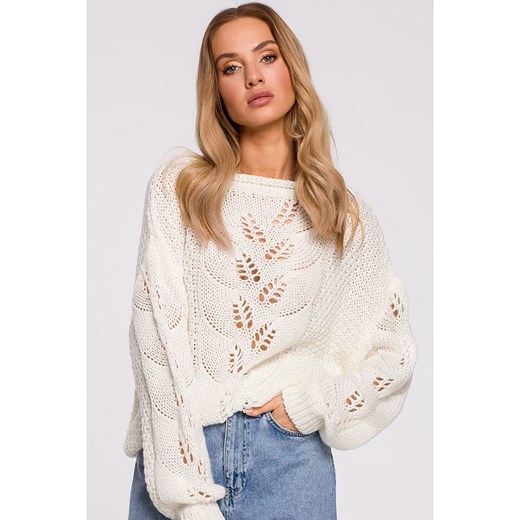 made of emotion Sweter w kolorze kremowym ze sklepu Limango Polska w kategorii Swetry damskie - zdjęcie 178600875