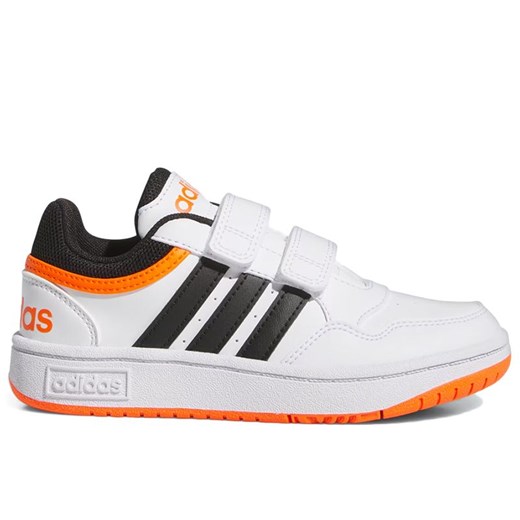 Buty adidas Hoops Lifestyle Hook And Loop IG6106 - białe ze sklepu streetstyle24.pl w kategorii Buty sportowe dziecięce - zdjęcie 178601758