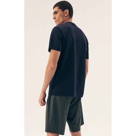 Henderson krótka piżama męska Dreamer 42632-59X, Kolor granatowy-wzór, Rozmiar 2XL, Henderson ze sklepu Intymna w kategorii Piżamy męskie - zdjęcie 178601876