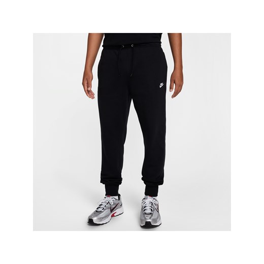 Męskie joggery z dzianiny dresowej Nike Club - Czerń ze sklepu Nike poland w kategorii Spodnie męskie - zdjęcie 178602166