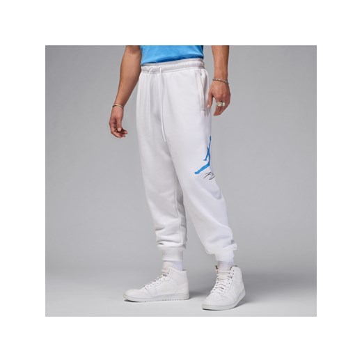 Męskie spodnie z dzianiny Baseline Jordan Essentials - Biel ze sklepu Nike poland w kategorii Spodnie męskie - zdjęcie 178602208