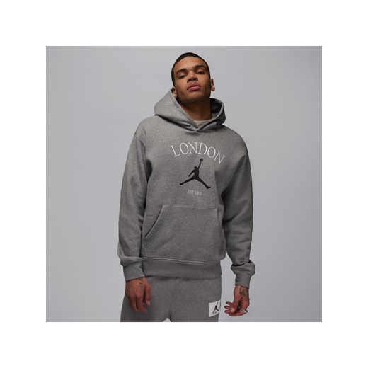 Męska bluza z kapturem Jordan London - Szary ze sklepu Nike poland w kategorii Bluzy męskie - zdjęcie 178602266