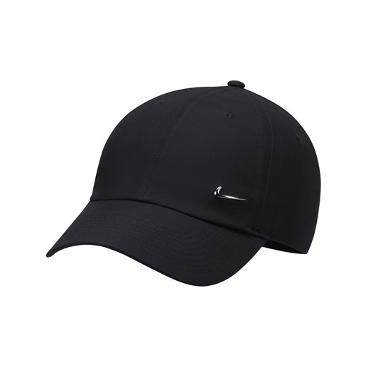 Czapka o nieusztywnionej konstrukcji z metalowym logo Swoosh Nike Dri-FIT Club - Czerń ze sklepu Nike poland w kategorii Czapki z daszkiem męskie - zdjęcie 178602406