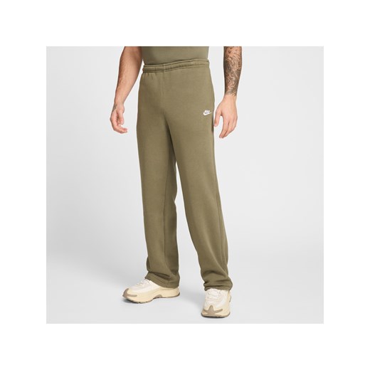 Męskie spodnie z dzianiny Nike Sportswear Club - Zieleń ze sklepu Nike poland w kategorii Spodnie męskie - zdjęcie 178602545