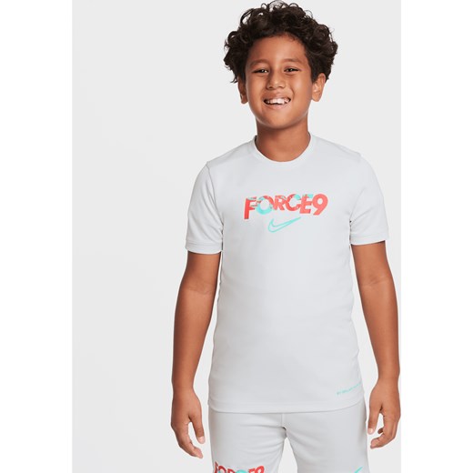 Koszulka piłkarska dla dużych dzieci Dri-FIT Erling Haaland Academy - Szary ze sklepu Nike poland w kategorii T-shirty chłopięce - zdjęcie 178602855