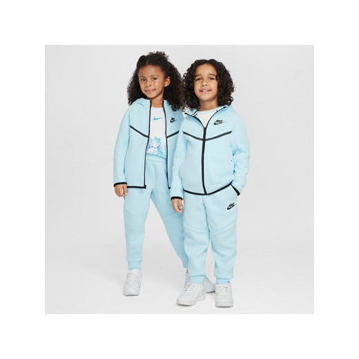 Dwuczęściowy zestaw z zapięciem na zamek dla małych dzieci Tech Fleece Nike Sportswear - Niebieski ze sklepu Nike poland w kategorii Dresy chłopięce - zdjęcie 178602929