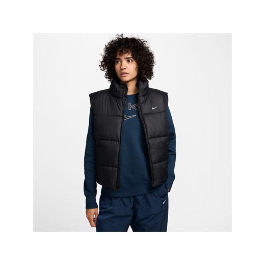 Damski bezrękawnik o luźnym kroju Therma-FIT Nike Sportswear Classic Puffer - Czerń ze sklepu Nike poland w kategorii Kamizelki męskie - zdjęcie 178602955
