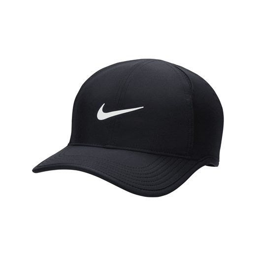 Czapka z daszkiem o nieusztywnianej konstrukcji Featherlight Nike Dri-FIT Club - Czerń ze sklepu Nike poland w kategorii Czapki z daszkiem męskie - zdjęcie 178603077