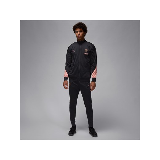 Męski dzianinowy dres piłkarski Jordan Dri-FIT Paris Saint-Germain Strike (wersja trzecia) - Czerń ze sklepu Nike poland w kategorii Dresy męskie - zdjęcie 178603208