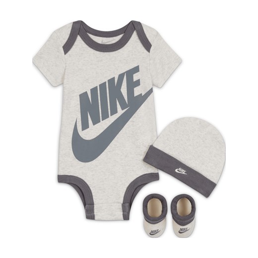 Trzyczęściowy zestaw dla niemowląt (0-6 M) Nike - Brązowy ze sklepu Nike poland w kategorii Odzież dla niemowląt - zdjęcie 178603258