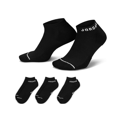 Skarpety poniżej kostki Everyday Jordan (3 pary) - Czerń ze sklepu Nike poland w kategorii Skarpetki męskie - zdjęcie 178603408