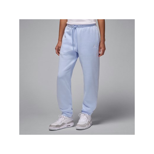 Spodnie damskie Jordan Brooklyn Fleece - Niebieski ze sklepu Nike poland w kategorii Spodnie damskie - zdjęcie 178603446