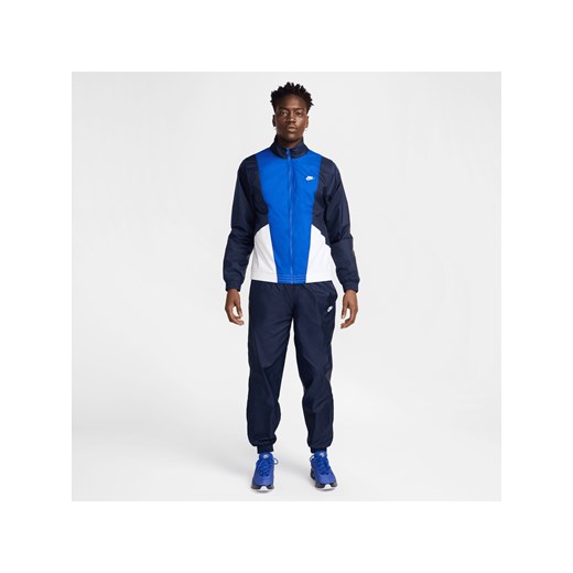 Męski dres z tkaniny Nike Club - Niebieski ze sklepu Nike poland w kategorii Dresy męskie - zdjęcie 178603466