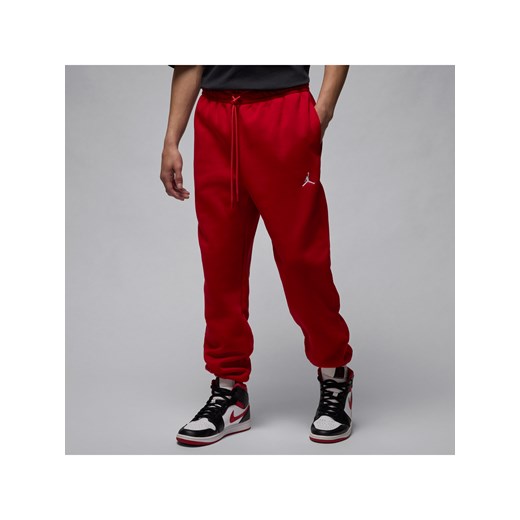 Spodnie męskie Jordan Brooklyn Fleece - Czerwony ze sklepu Nike poland w kategorii Spodnie męskie - zdjęcie 178603537