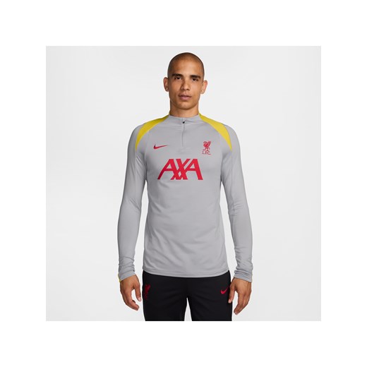 Męska treningowa koszulka piłkarska Nike Dri-FIT Liverpool F.C. Strike (wersja trzecia) - Szary ze sklepu Nike poland w kategorii T-shirty męskie - zdjęcie 178603588