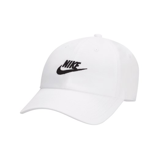 Czapka z efektem sprania Futura Nike Club - Biel ze sklepu Nike poland w kategorii Czapki z daszkiem męskie - zdjęcie 178603626