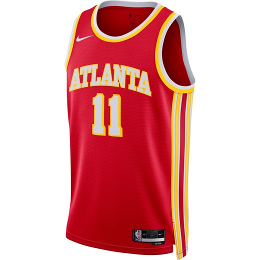 Koszulka męska Nike Dri-FIT NBA Swingman Atlanta Hawks Icon Edition 2022/23 - Czerwony ze sklepu Nike poland w kategorii T-shirty męskie - zdjęcie 178603728