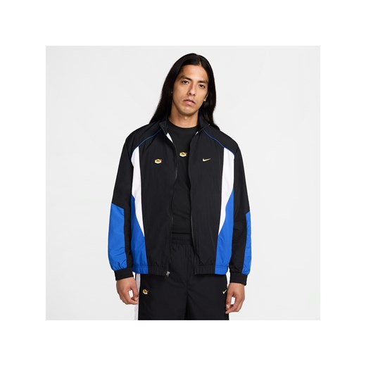 Męska bluza dresowa z tkaniny Nike Sportswear - Czerń ze sklepu Nike poland w kategorii Bluzy męskie - zdjęcie 178603879