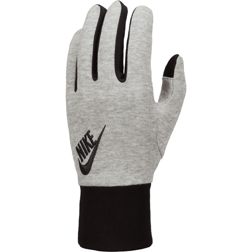 Rękawiczki męskie Nike Club Fleece - Szary ze sklepu Nike poland w kategorii Rękawiczki męskie - zdjęcie 178604076