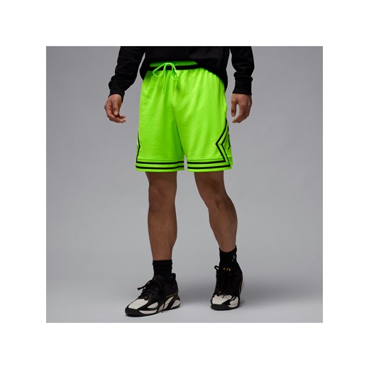 Męskie spodenki z siateczki z motywem rombu Dri-FIT Jordan Sport - Zieleń ze sklepu Nike poland w kategorii Spodenki męskie - zdjęcie 178604089