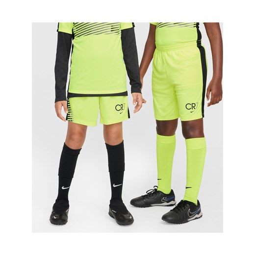 Spodenki piłkarskie dla dużych dzieci Dri-FIT CR7 Academy - Żółty ze sklepu Nike poland w kategorii Spodenki chłopięce - zdjęcie 178604108