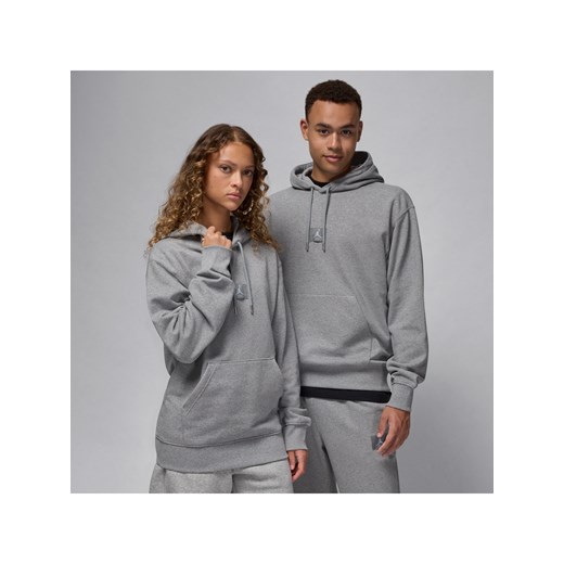 Męska bluza z kapturem Jordan Flight Fleece - Szary ze sklepu Nike poland w kategorii Bluzy męskie - zdjęcie 178604179