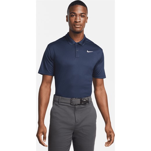 Męska koszulka polo do golfa Nike Dri-FIT Victory - Niebieski ze sklepu Nike poland w kategorii T-shirty męskie - zdjęcie 178604255