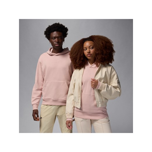 Męska dzianinowa bluza z kapturem Air Jordan Wordmark - Różowy ze sklepu Nike poland w kategorii Bluzy męskie - zdjęcie 178604445
