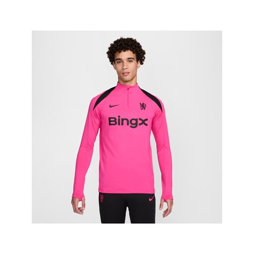 Męska treningowa koszulka piłkarska Nike Dri-FIT Chelsea F.C. Strike (wersja trzecia) - Różowy ze sklepu Nike poland w kategorii T-shirty męskie - zdjęcie 178604448