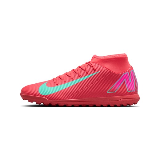 Buty piłkarskie typu high top na nawierzchnię typu turf Nike Mercurial Superfly 10 Club - Czerwony ze sklepu Nike poland w kategorii Buty sportowe męskie - zdjęcie 178604465