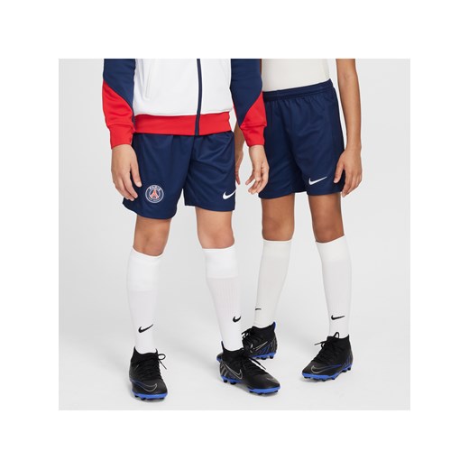 Spodenki piłkarskie dla dużych dzieci Nike Dri-FIT Paris Saint-Germain Stadium 2024/25 (wersja domowa) – replika - Niebieski ze sklepu Nike poland w kategorii Spodenki chłopięce - zdjęcie 178604587