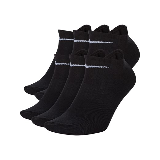 Skarpety treningowe Nike Everyday Lightweight No-Show (6 par) - Czerń ze sklepu Nike poland w kategorii Skarpetki męskie - zdjęcie 178604717