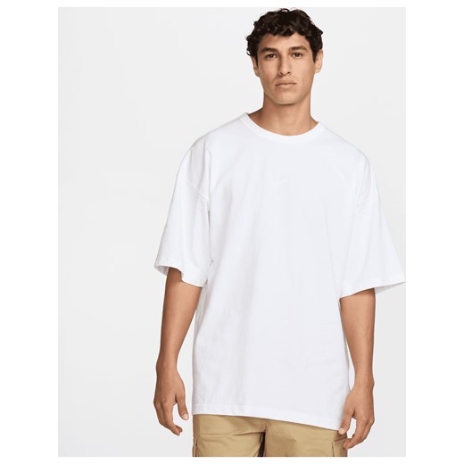 Męski powiększony T-shirt Nike Sportswear Premium Essentials - Biel Nike L Nike poland
