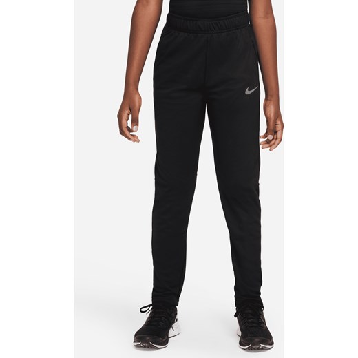 Spodnie treningowe dla dużych dzieci (chłopców) Nike Poly+ - Czerń ze sklepu Nike poland w kategorii Spodnie chłopięce - zdjęcie 178604806