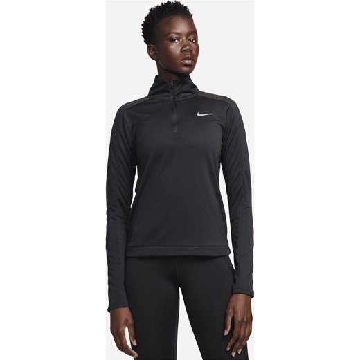Damska bluza z zamkiem 1/4 Nike Dri-FIT Pacer - Czerń ze sklepu Nike poland w kategorii Bluzy damskie - zdjęcie 178604828
