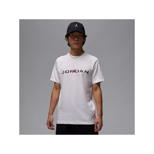 T-shirt męski Jordan Air - Biel ze sklepu Nike poland w kategorii T-shirty męskie - zdjęcie 178604835