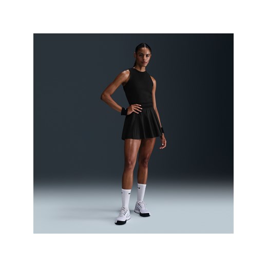 Damska plisowana spódnica tenisowa Dri-FIT NikeCourt Advantage - Czerń ze sklepu Nike poland w kategorii Spódnice - zdjęcie 178605137