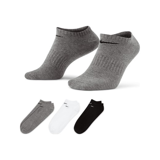 Skarpety treningowe Nike Everyday Lightweight No-Show (3 pary) - Wielokolorowe ze sklepu Nike poland w kategorii Skarpetki męskie - zdjęcie 178605218