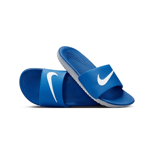 Klapki dla małych/dużych dzieci Nike Kawa - Niebieski ze sklepu Nike poland w kategorii Klapki dziecięce - zdjęcie 178605508