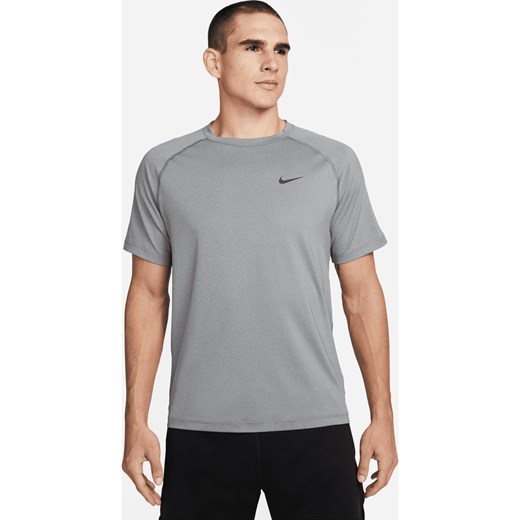 Męska koszulka z krótkim rękawem do fitnessu Dri-FIT Nike Ready - Szary Nike M Nike poland