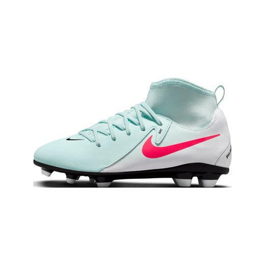 Korki piłkarskie o wysokim profilu dla małych/dużych dzieci MG Nike Jr. Phantom Luna 2 Club - Zieleń ze sklepu Nike poland w kategorii Buty sportowe dziecięce - zdjęcie 178605659